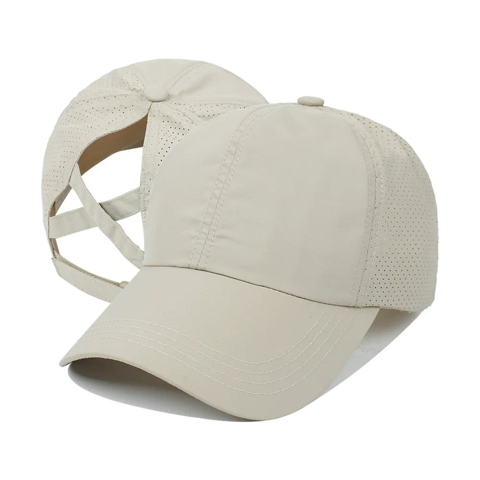 Ponytail Hat Snapback Hat