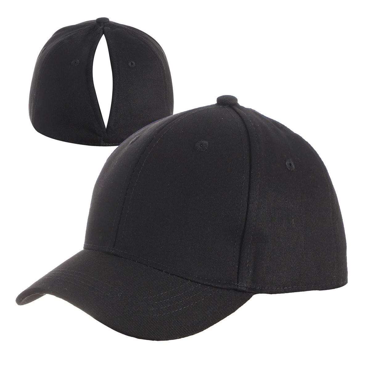 Ponytail Snapback Cap
