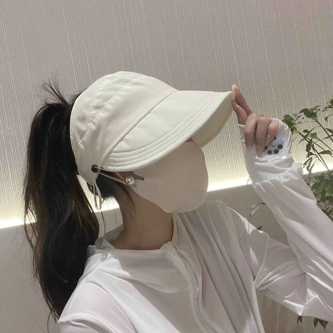 Foldable Breathable Ponytails Hat