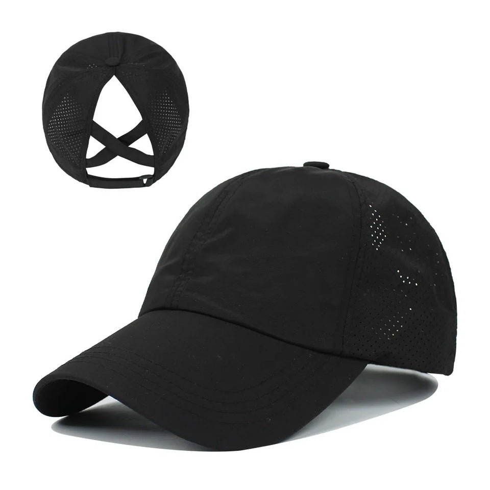 Ponytail Hat Snapback Hat