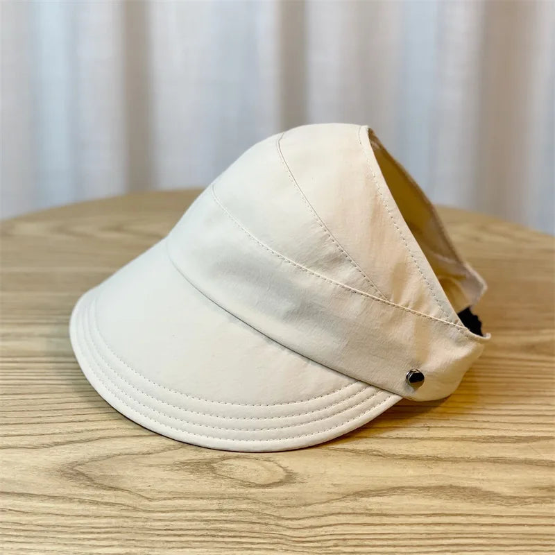 Foldable Breathable Ponytails Hat