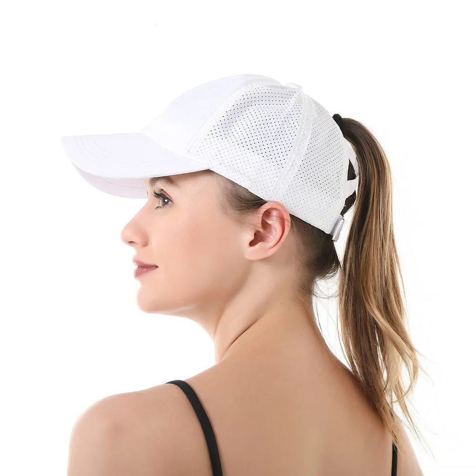 Ponytail Hat Snapback Hat