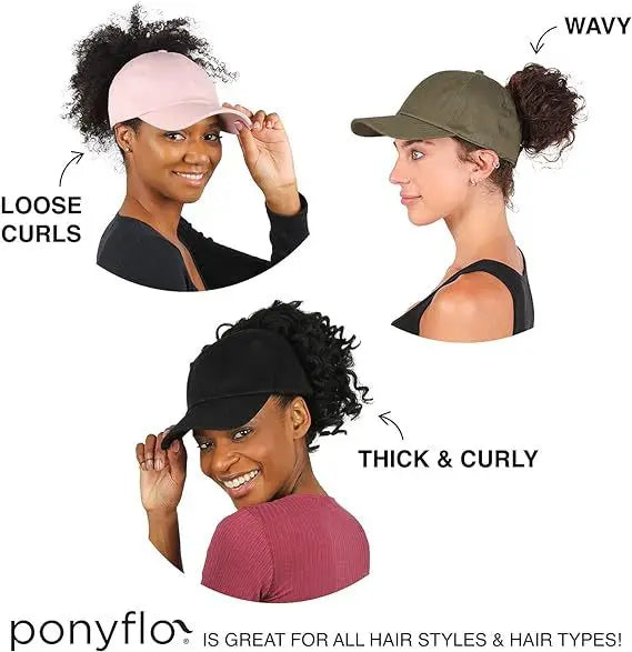 Ponytail Snapback Cap