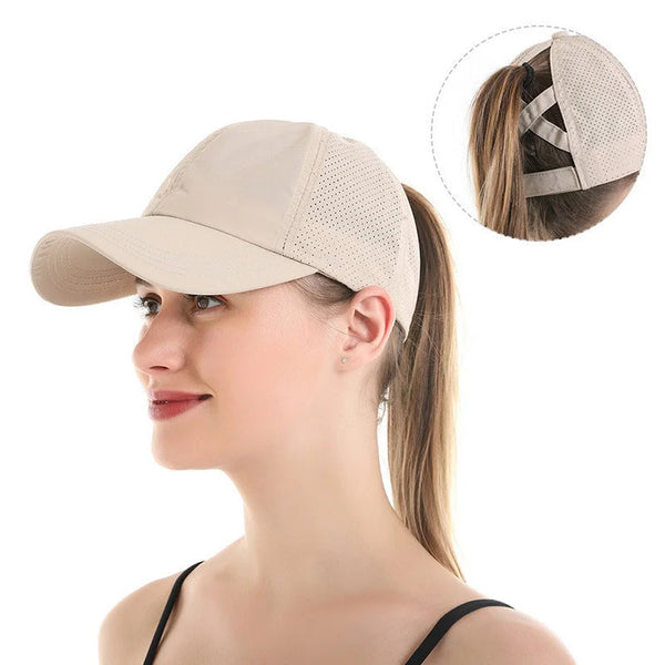 Ponytail Hat Snapback Hat