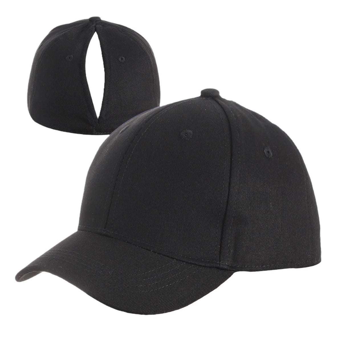 Ponytail Snapback Cap
