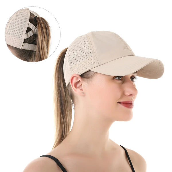 Ponytail Hat Snapback Hat