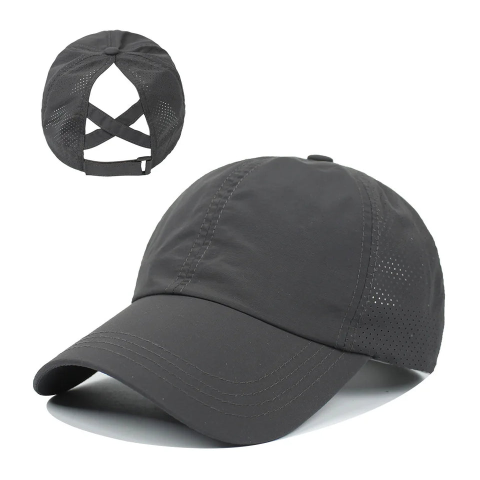 Ponytail Hat Snapback Hat