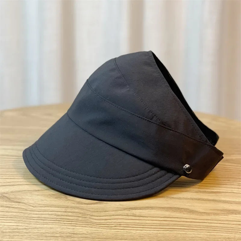 Foldable Breathable Ponytails Hat