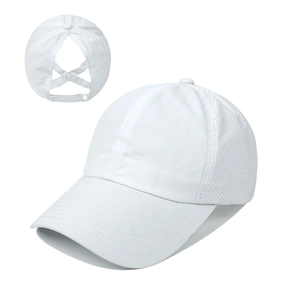 Ponytail Hat Snapback Hat